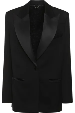 MAGDA BUTRYM Wool Crepe Single Breasted Jacket