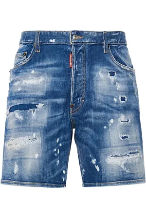 Dsquared2 Marine Fit Stretch Cotton Shorts