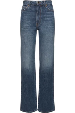 Khaite Danielle High Rise Straight Jeans