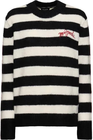 Marc Jacobs Logo Brushed Alpaca Blend Sweater