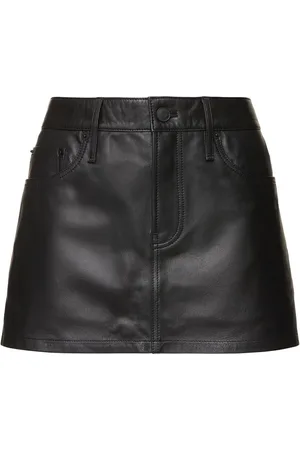 WARDROBE.NYC Leather Mini Skirt