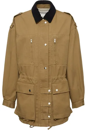 Marant Etoile Joanna Oversized Cotton Gabardine Jacket