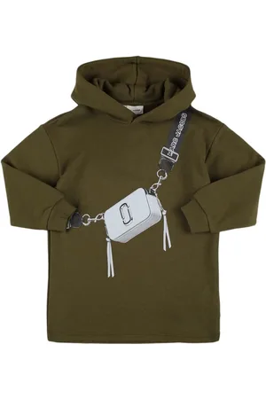 Marc Jacobs Printed Cotton Hooded Sweat Dress