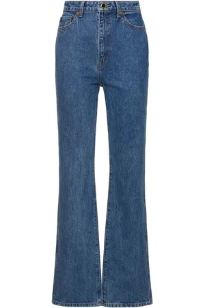 Khaite Danielle High Rise Straight Jeans