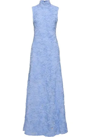 ROTATE Asyna Flower Mesh Long Dress