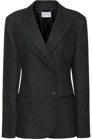The Frankie Shop Morrison Crossover Wool Blend Blazer