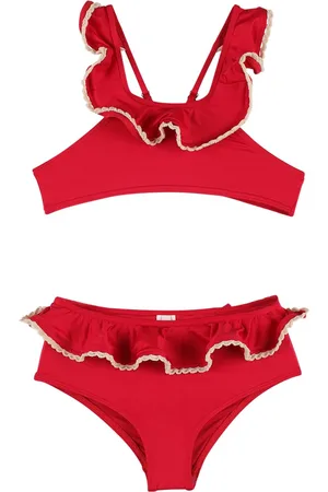 ZIMMERMANN Lycra Bikini W/ Ruffles
