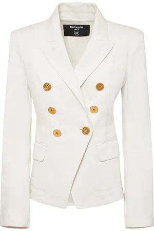 Balmain Double Breast Denim Jacket