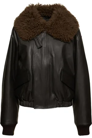 LEMAIRE Leather Bomber Jacket