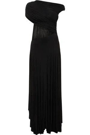Serafini Light Viscose Jersey Long Dress