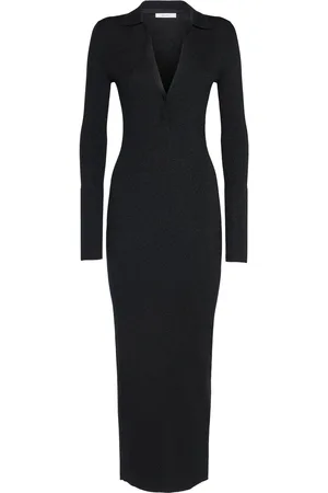Max Mara Frais Knit V-neck Midi Dress