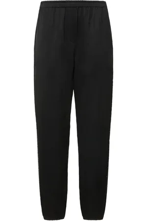 Giorgio Armani Fluid Silk Satin Wide Pants