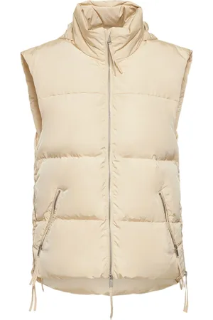 Jil Sander Tech Quilted Down Vest W/ Hood