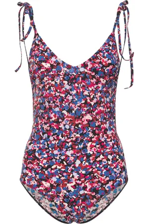 Marant Etoile Swan Printed One Piece Swimsuit
