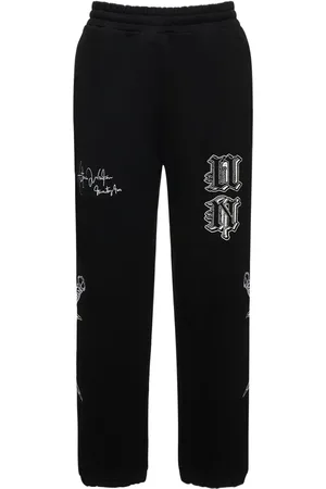 UNKNOWN Logo Cotton Sweatpants