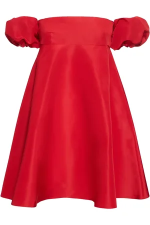 VALENTINO Faille Off-the-shoulder Mini Dress