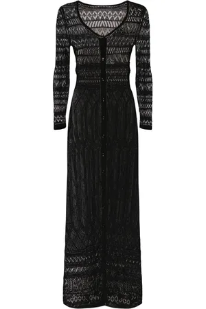 Isabel Marant Atedy Cotton Crochet Long Dress