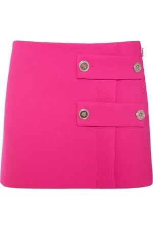 VERSACE Cavalry Twill Mini Skirt