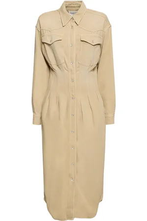 Marant Etoile Tomia Lyocell Shirt Long Dress