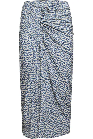 Marant Etoile Jeldia Stretch Viscose Midi Skirt