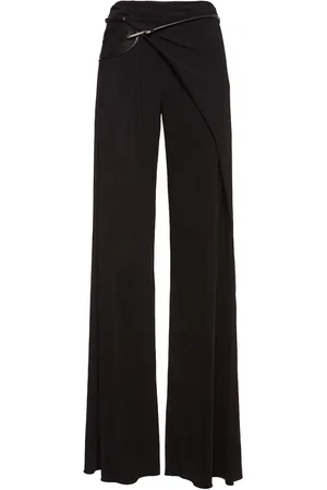 Tom Ford Jersey Mid Rise Wrap Wide Pants