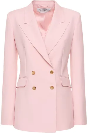 GABRIELA HEARST Angela Double Breast Wool Twill Blazer