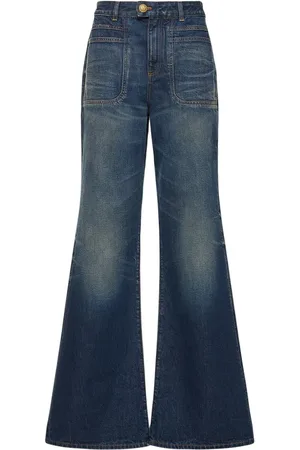 Balmain High Rise Flared Jeans