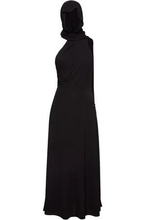 MAGDA BUTRYM Hooded Jersey Midi Dress