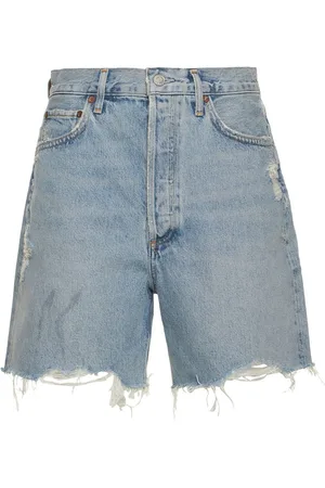 AGOLDE Stella Cotton Denim Shorts