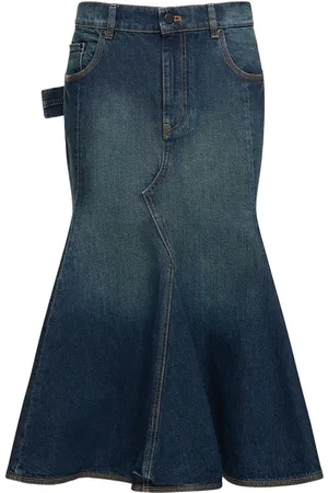 Marc Jacobs Paneled Signature Denim Skirt