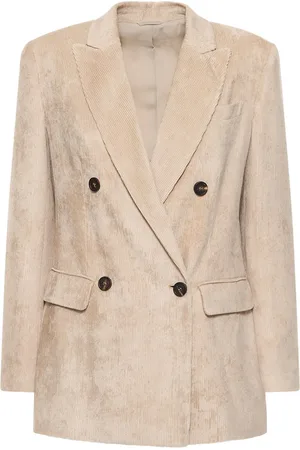 Brunello Cucinelli Fluid Viscose Corduroy Jacket