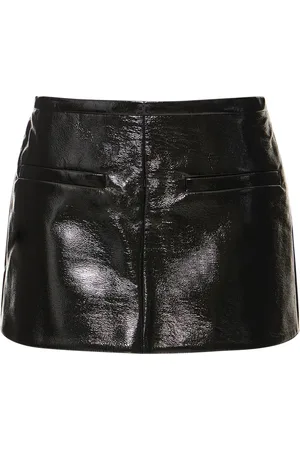 Courrèges Heritage Vinyl A-line Mini Skirt