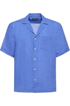 Frescobol Carioca Angelo Linen Bowling Shirt