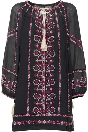 Marant Etoile Parsley Print Cotton Mini Dress