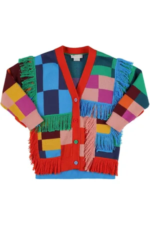 Stella McCartney Printed Organic Cotton Knit Cardigan