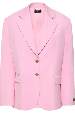 VERSACE Dua Lipa Wool Gabardine Blazer