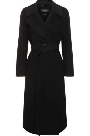 Max Mara Manu Belted Wool Midi Coat