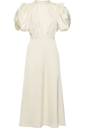 ROTATE Noon Satin Midi Dress