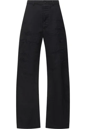 Dsquared2 Distressed Oversized Cotton Chino Pants