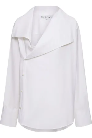 J.W.Anderson Cotton Poplin Shirt W/oversized Collar