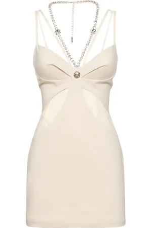 AREA Butterfly Cutout Mini Dress