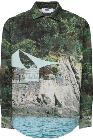 Msgm Cotton Blend Shirt