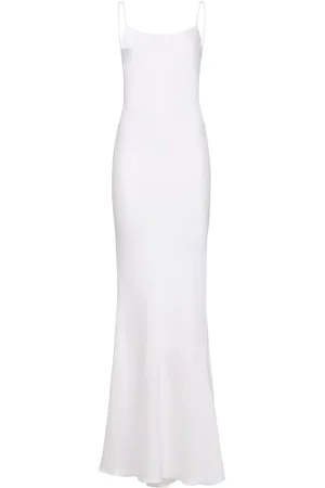 The Andamane Ninfea Tech Crepe Satin Maxi Slip Dress