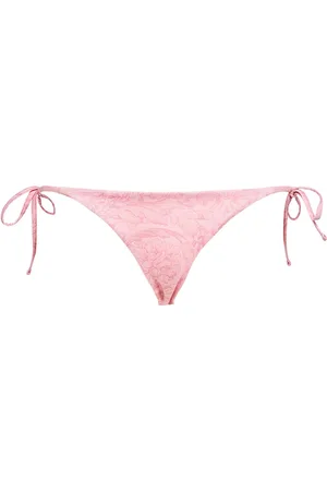 VERSACE Barocco Print Lycra Bikini Bottoms