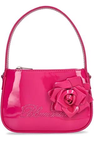 BLUMARINE Patent Leather Top Handle Bag
