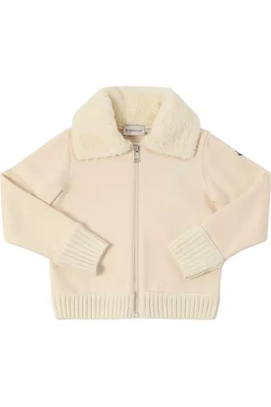 Moncler Brushed Cotton Fleece Zip-up Sweatshirt