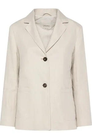 Max Mara Arrigo Linen Single Breasted Blazer