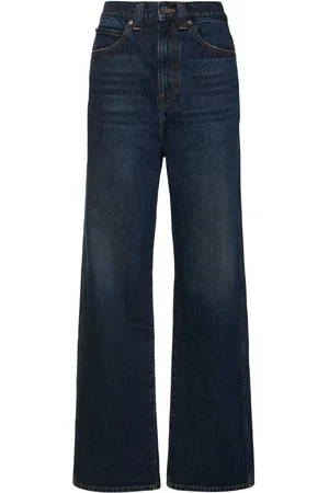 Khaite Bonnie High Rise Straight Jeans