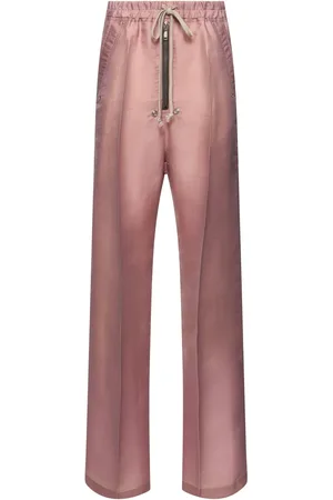 Rick Owens Geth Belas Silk Straight Pants