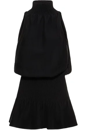 Alexander Wang Ruched Turtleneck Mini Dress